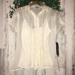 Lauren Ralph Lauren Colonial Cream Blouse